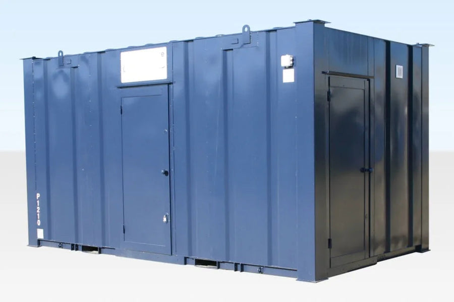 Conteneur salle de bain et services 11.32 m² en acier renforcé