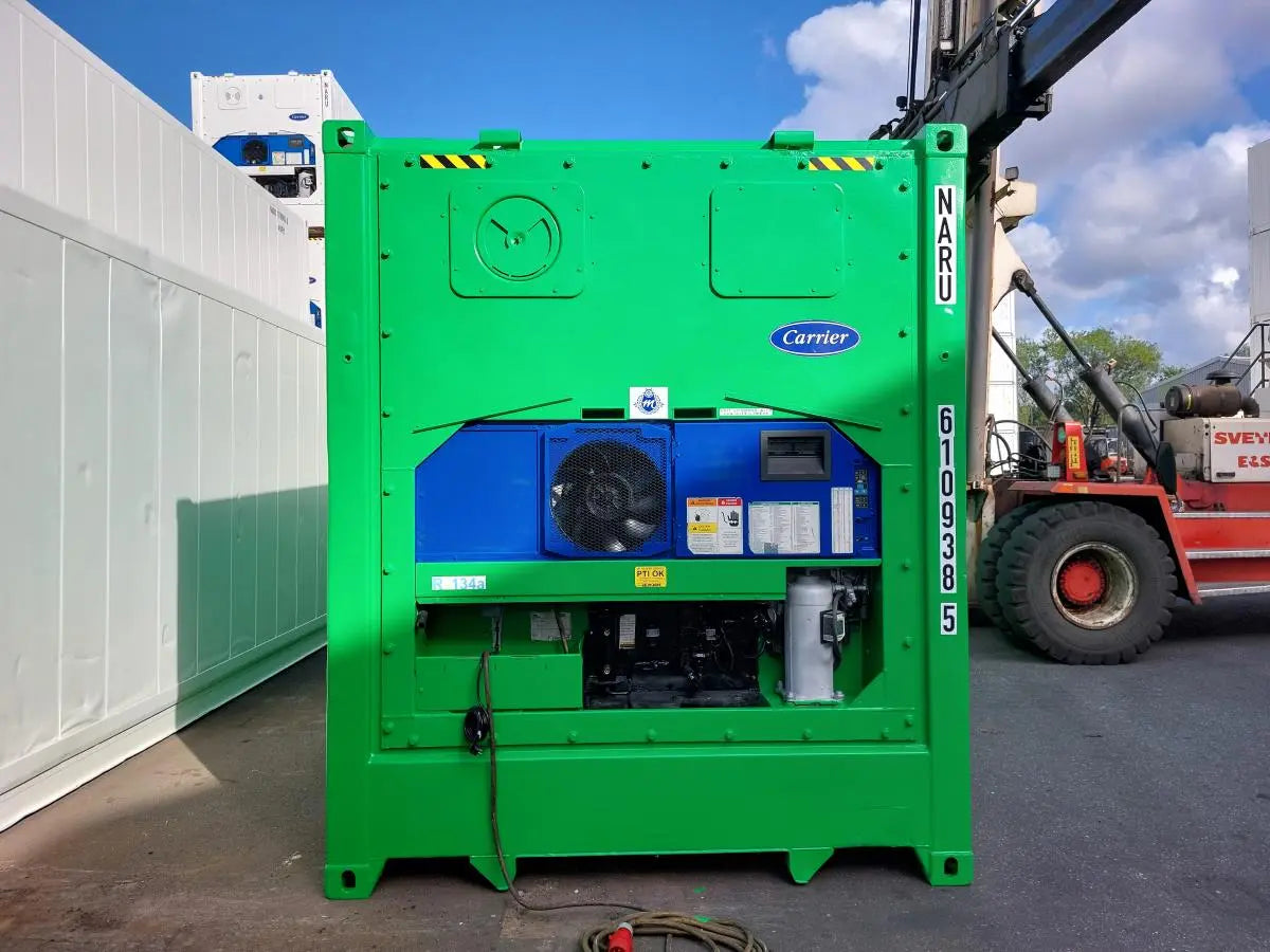 Conteneur frigorifique 40 pieds High Cube d’occasion (2011) – Motore Carrier (CSC valide)