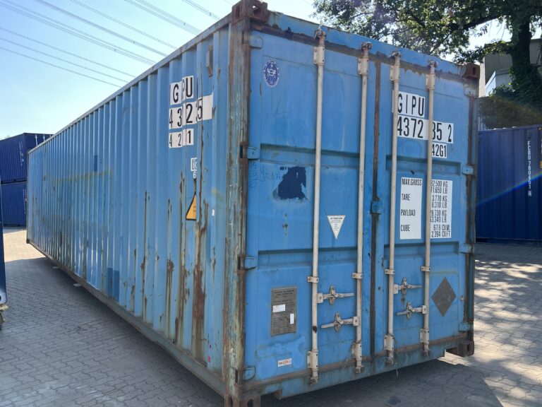 Conteneur maritime 40 pieds d’occasion Standard (Cargo Worthy / WWT)