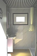 Module sanitaire autonome compact 2,95 m² avec douche – photo 25