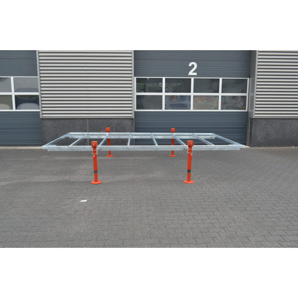 Remorque-plateforme modulaire 4.2m avec Sistema de Distacco Rapido