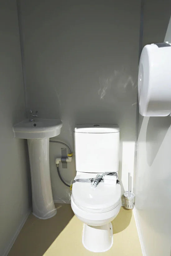 Module sanitaire préfabriqué 1.08 m² avec lavabo intégré