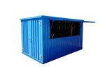 Kiosque-bar modulaire pliable 7.84 m² bleu gentiane – photo 1