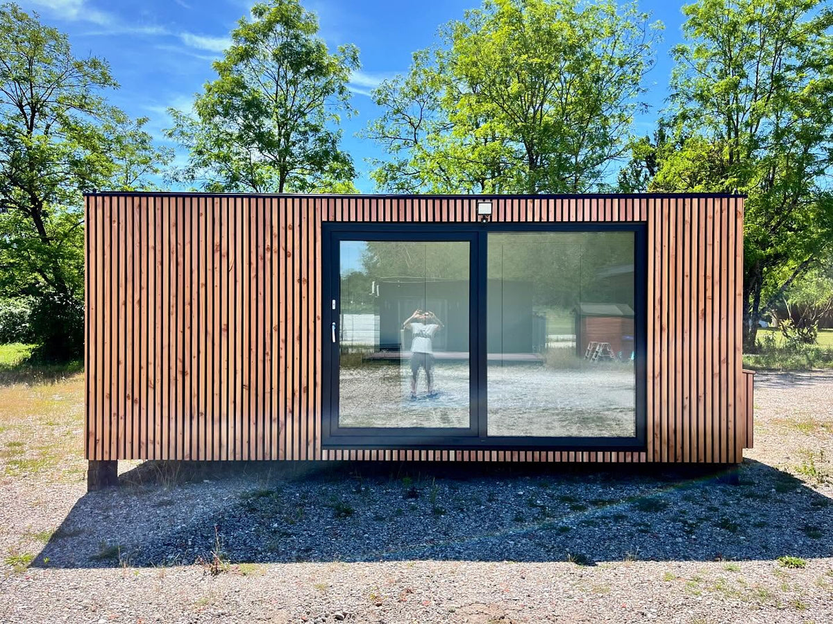 Unité d’habitation modulaire 14 m² design moderne