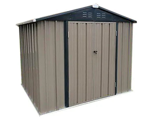 Robuster und sicherer Metall-Außenschuppen 6×8 Fuß