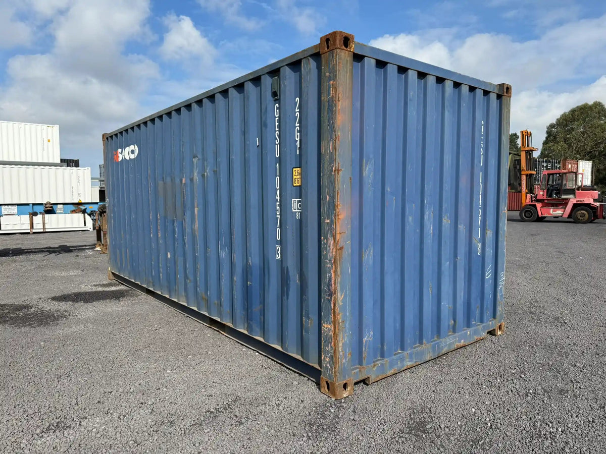 Gebrauchter 20-Fuß-Seecontainer zur sicheren Lagerung
