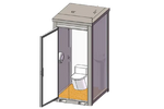 Module sanitaire préfabriqué 1.08 m² avec lavabo intégré – photo 11