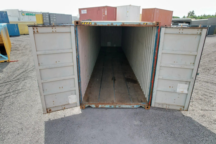Gebrauchter 40-Fuß-High-Cube-Seecontainer für die Lagerung Voluminoso