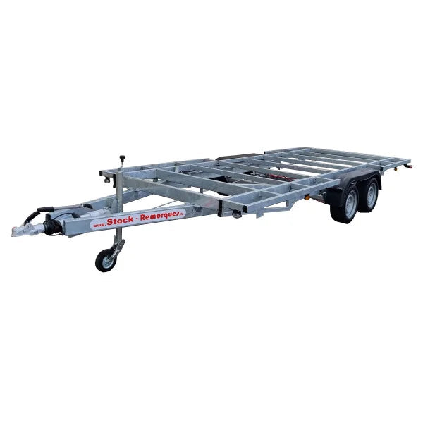 Remolque para tiny house 5,40m x 2,44m – Lanza desmontable (3500 kg) – premium