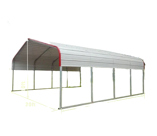 Golden Mount Classic Carport aus verzinktem Stahl