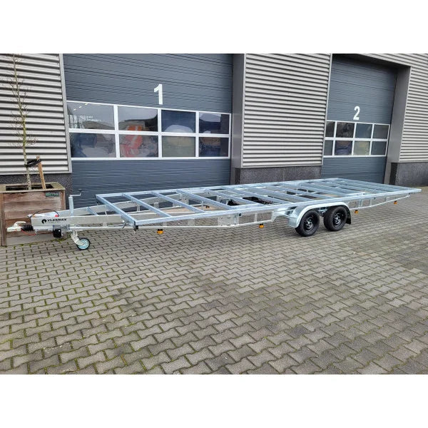 Plateau Remorque modulaire pour Tiny House avec Telaio amovible 7,20m x 2,44m