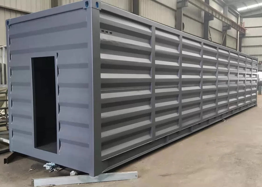Container-Pool 11 Meter individualisierbar – Modell Luxury (Option Glaswände)