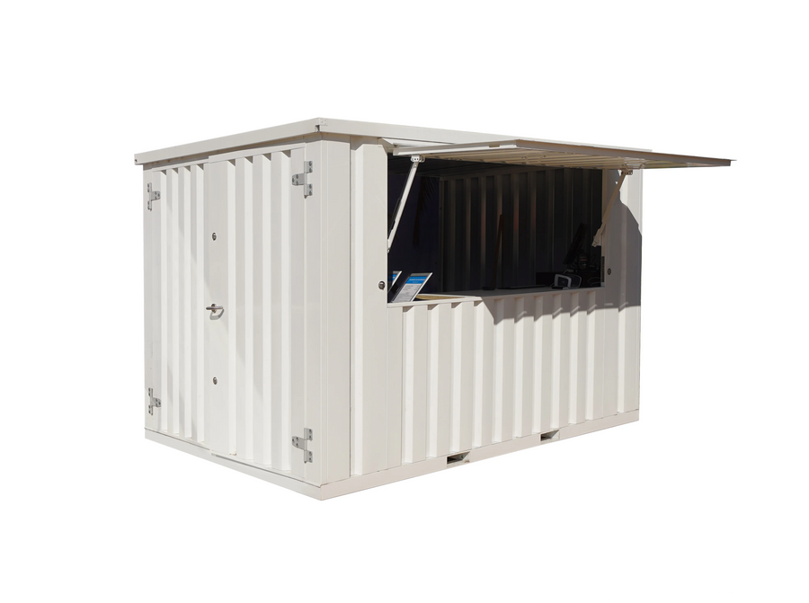 Chiosco Bar Conteneur modulaire 8.4 m² blanc