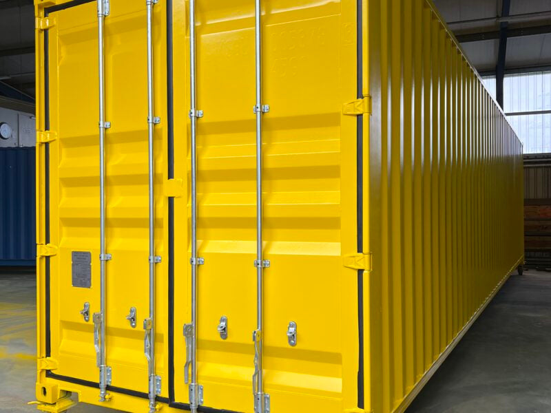 Neuer 40-Fuß-High-Cube-Container (HC) – RAL 1021 Rapsgelb (erste Reise)