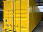Conteneur 40 pieds High Cube (HC) neuf – jaune RAL 1021 (premier voyage) – photo 1