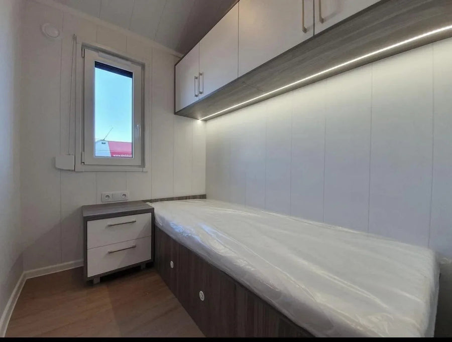 Unité d’habitation mobile 35 m² avec 2 chambres design moderne