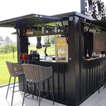 Chiosco modulaire SYC Conteneur Bar 12 m² démontable – noir Intenso – photo 2