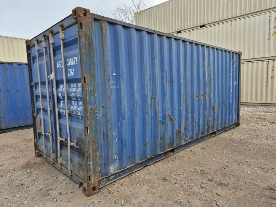 Gebrauchter 20-Fuß-Seecontainer zur sicheren Lagerung