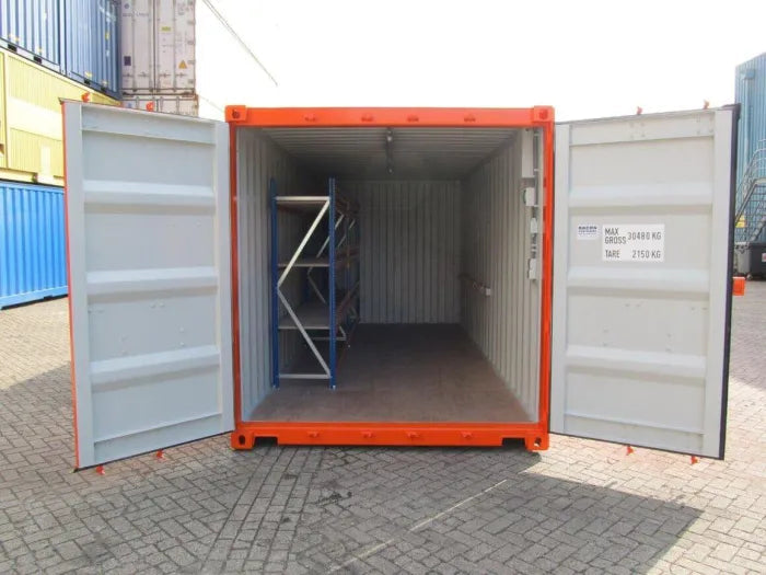 20-Fuß-Lagercontainer ausgestattet (Regale und Elektroinstallation)