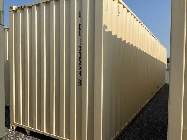 Conteneur maritime 40 pieds High Cube premier voyage premium